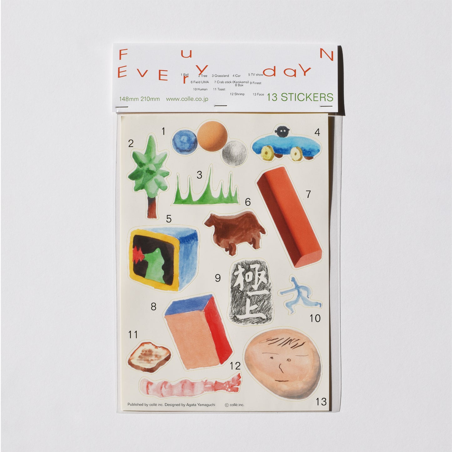 FUN EVERYDAY 13 stickers