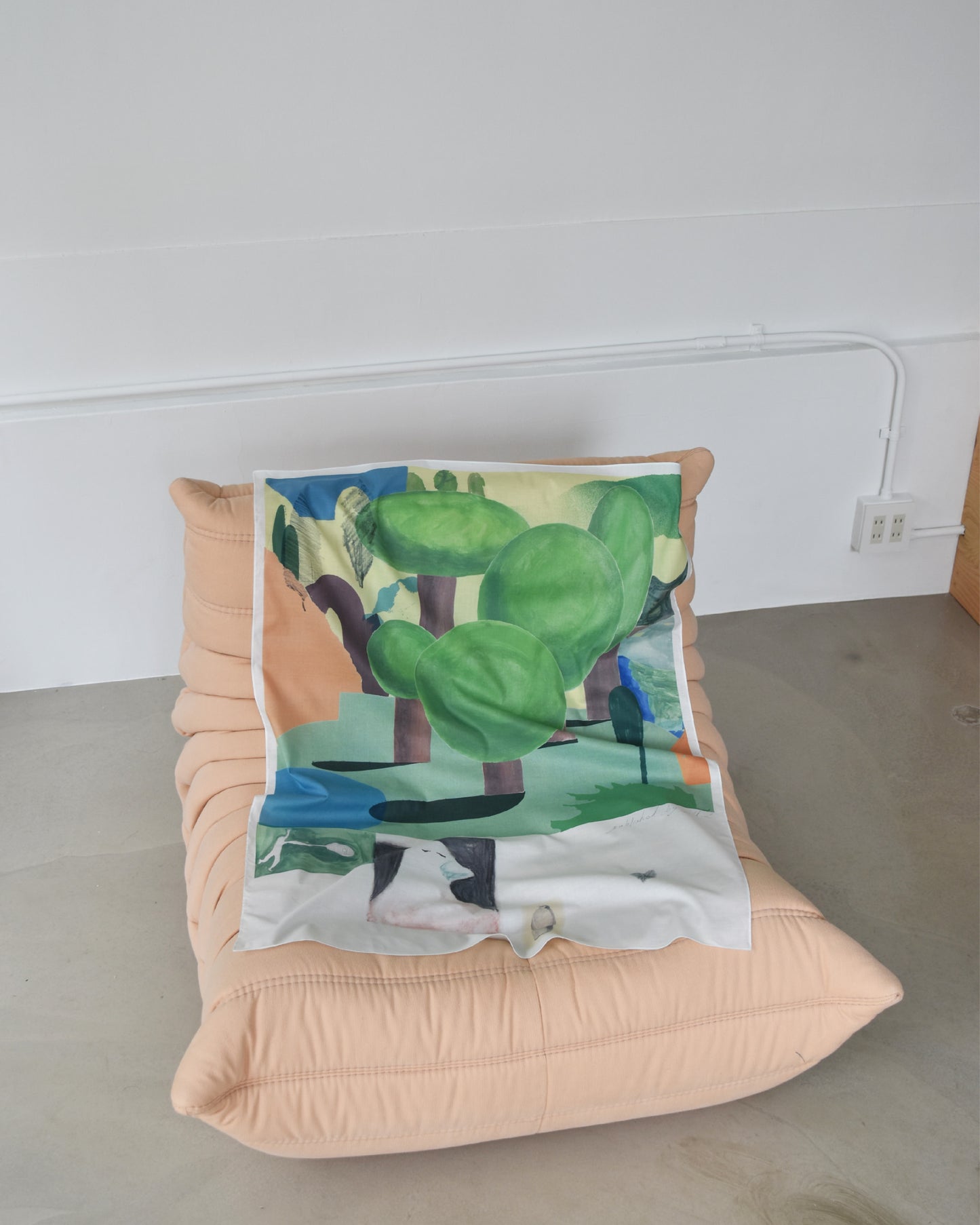 Breathing Deep in the Forest B1 fabric poster