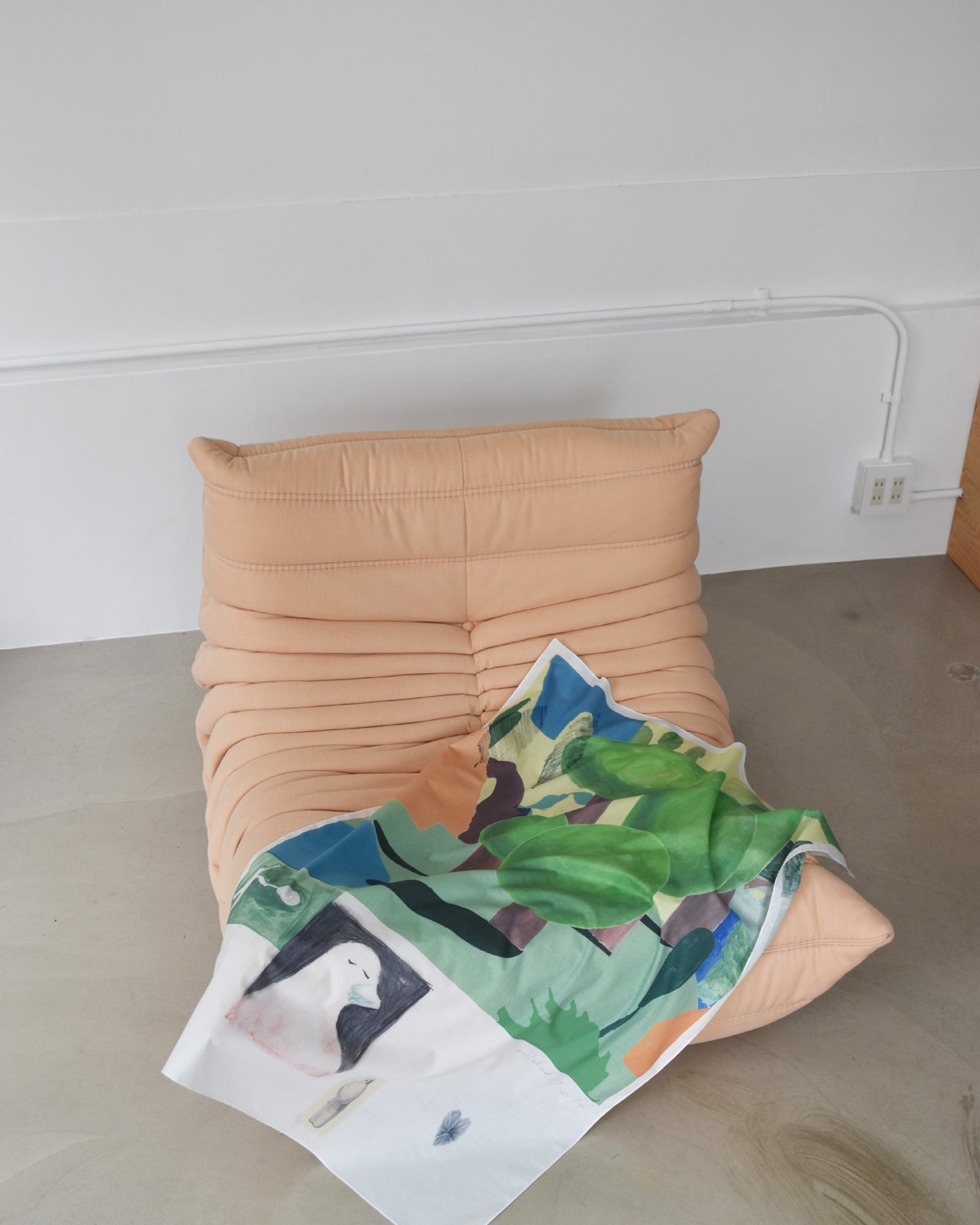 Breathing Deep in the Forest B1 fabric poster