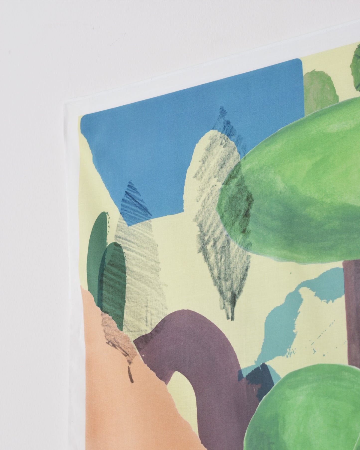 Breathing Deep in the Forest B1 fabric poster