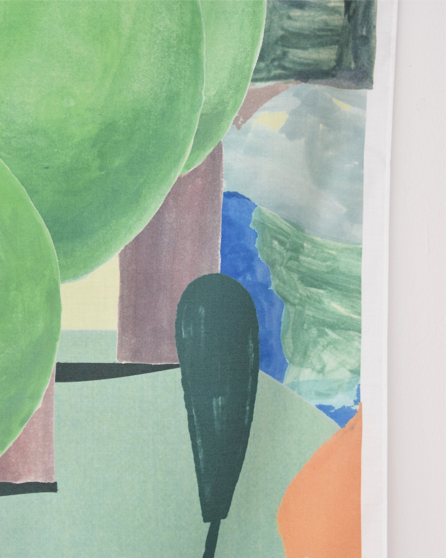 Breathing Deep in the Forest B1 fabric poster