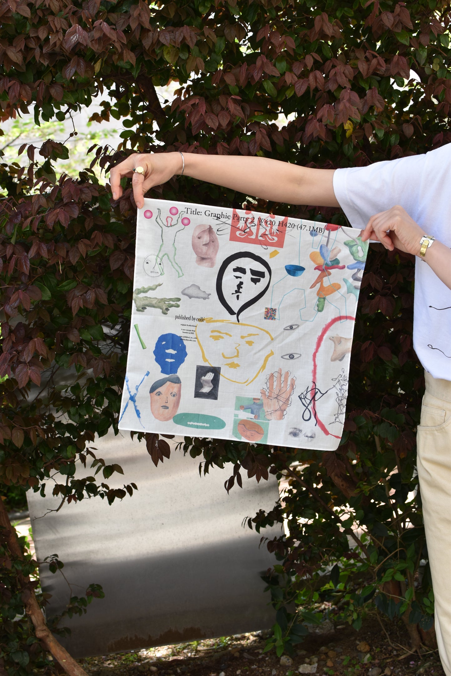 Graphic party Handkerchief