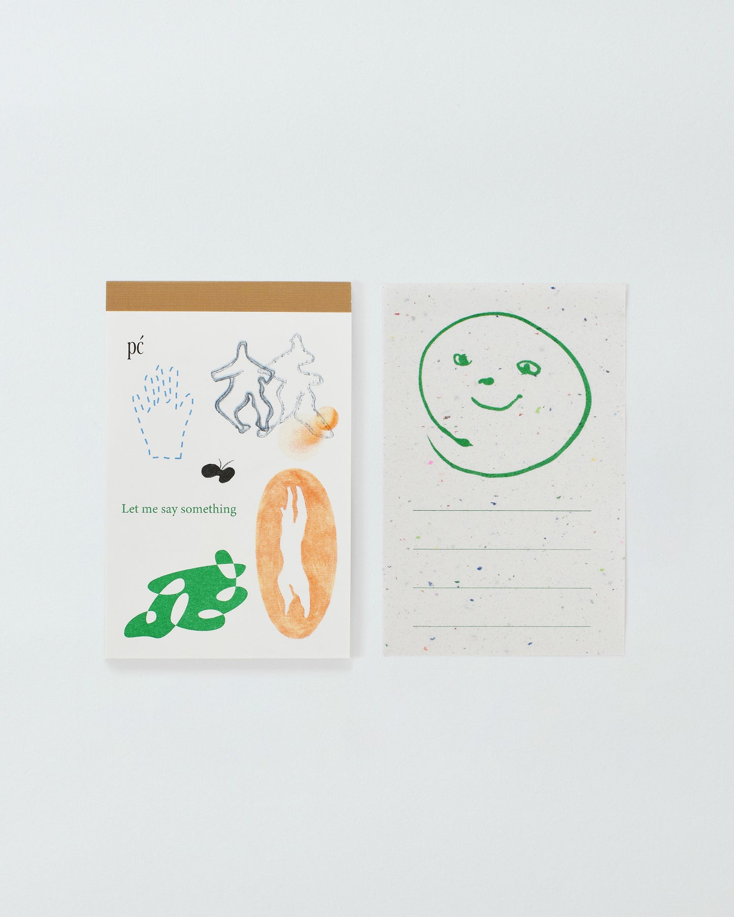 Let me say something memo pad