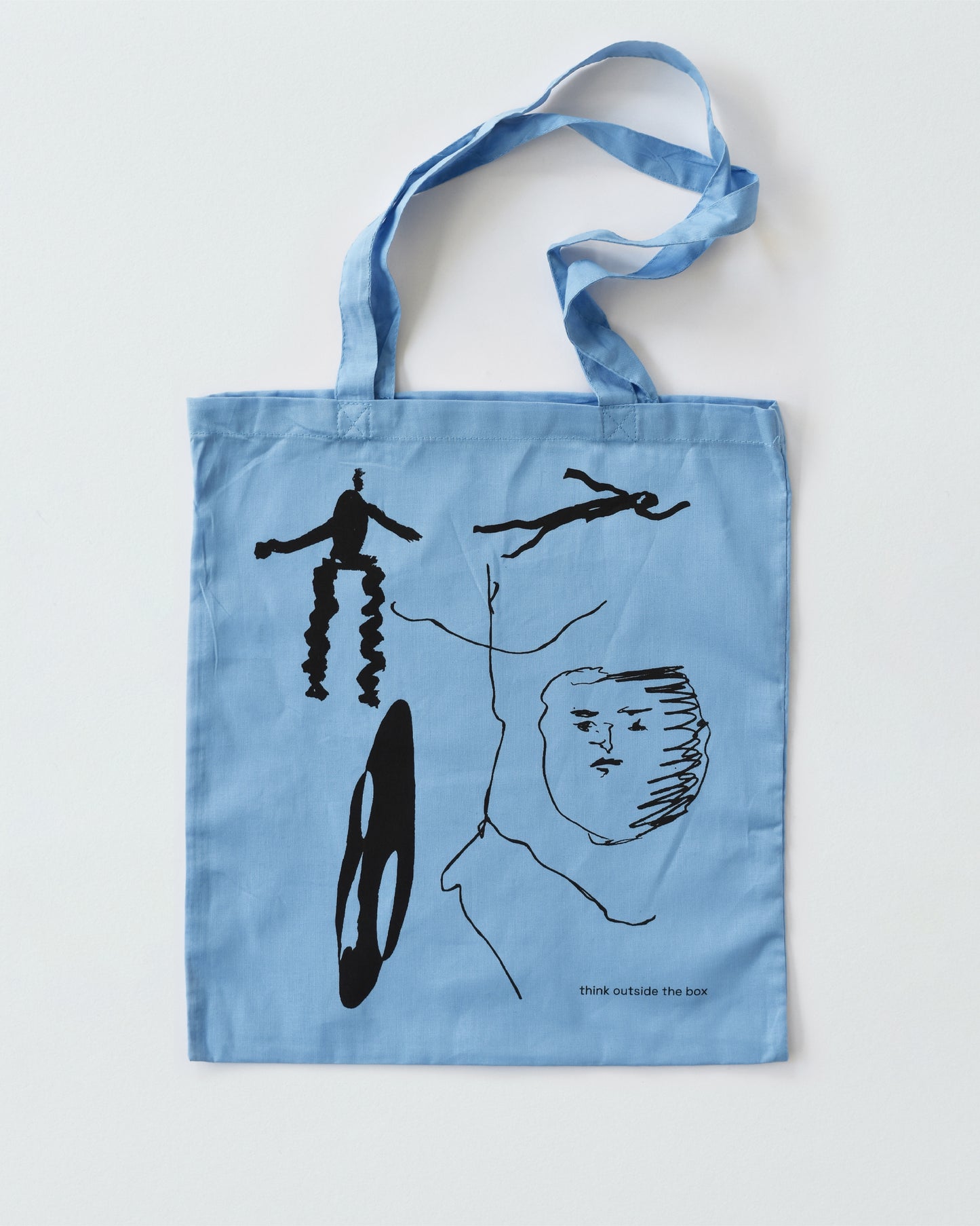 THINK OUTSIDE THE BOX TOTE BAG