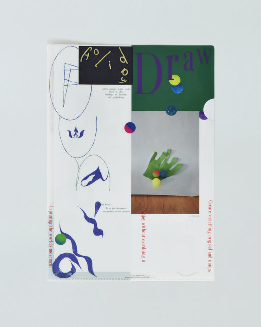 Holiday FUN draw draw collé A4 plastic folder × 3