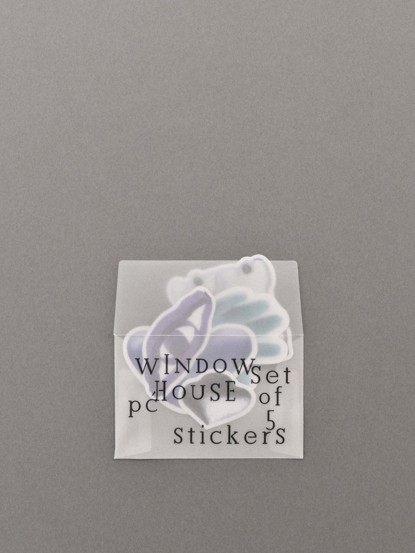 WINDOW HOUSE 5 sitckers set