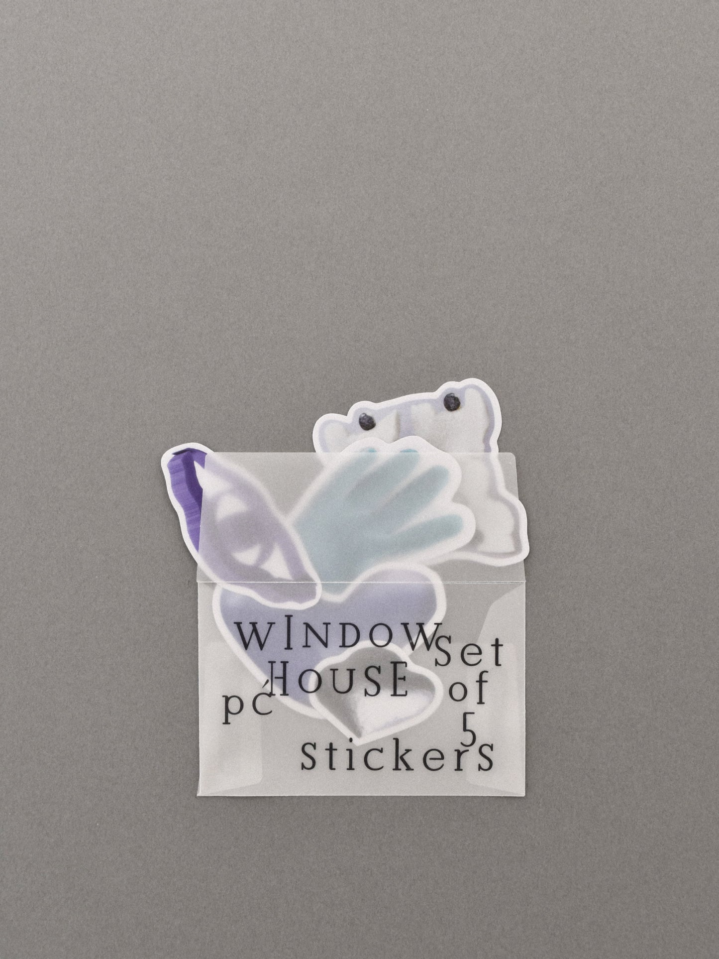 WINDOW HOUSE 5 sitckers set