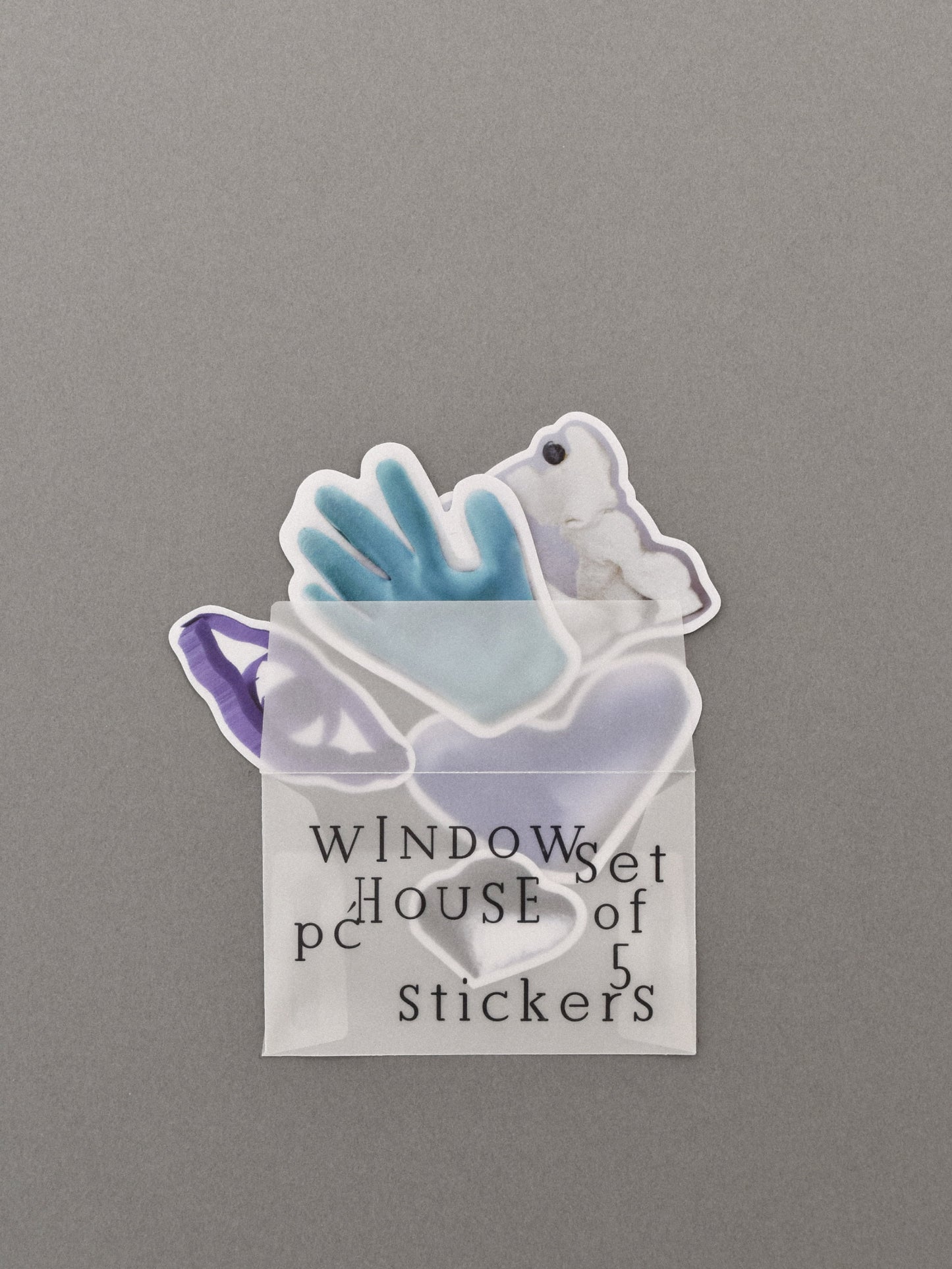 WINDOW HOUSE 5 sitckers set