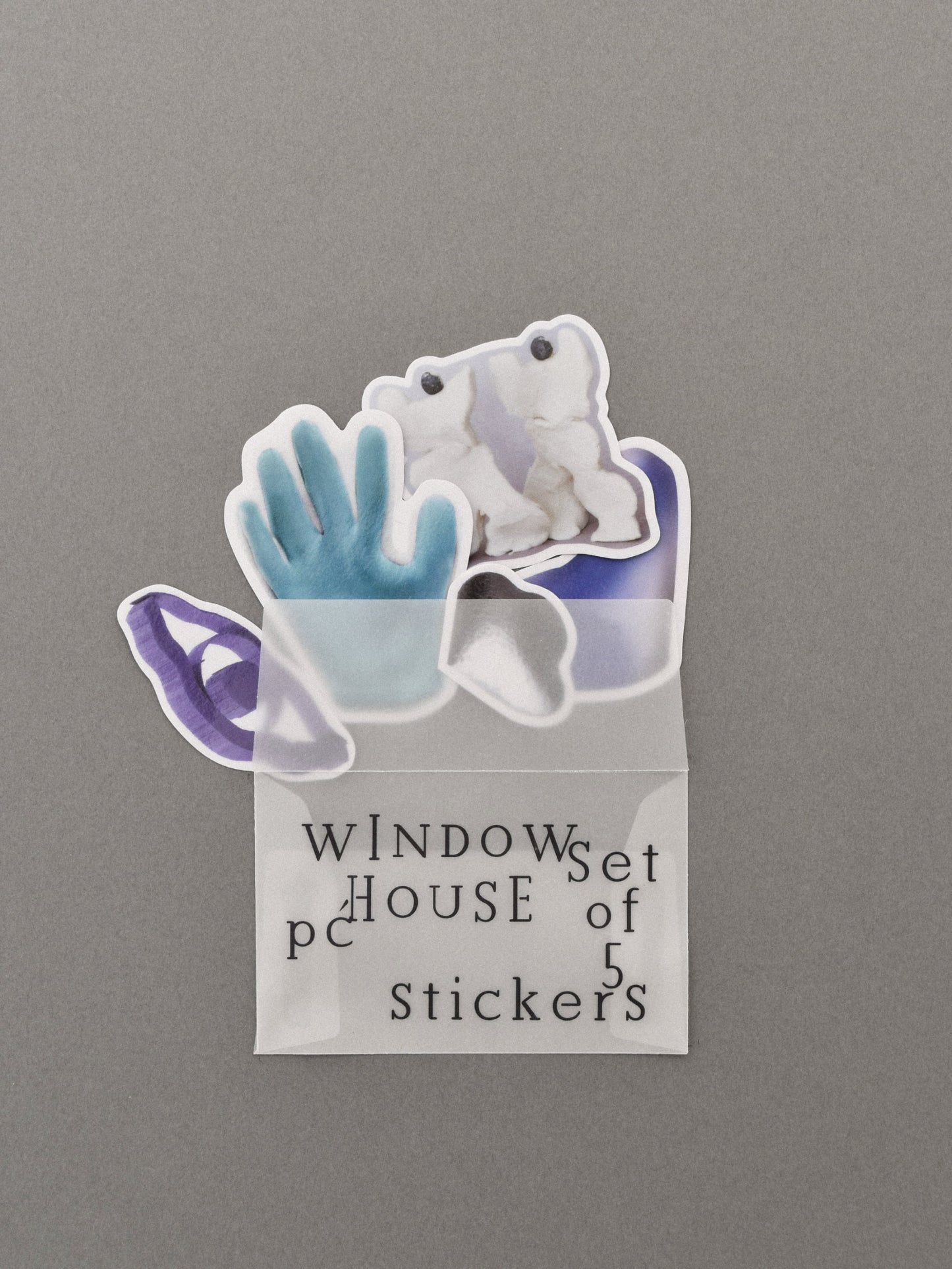 WINDOW HOUSE 5 sitckers set