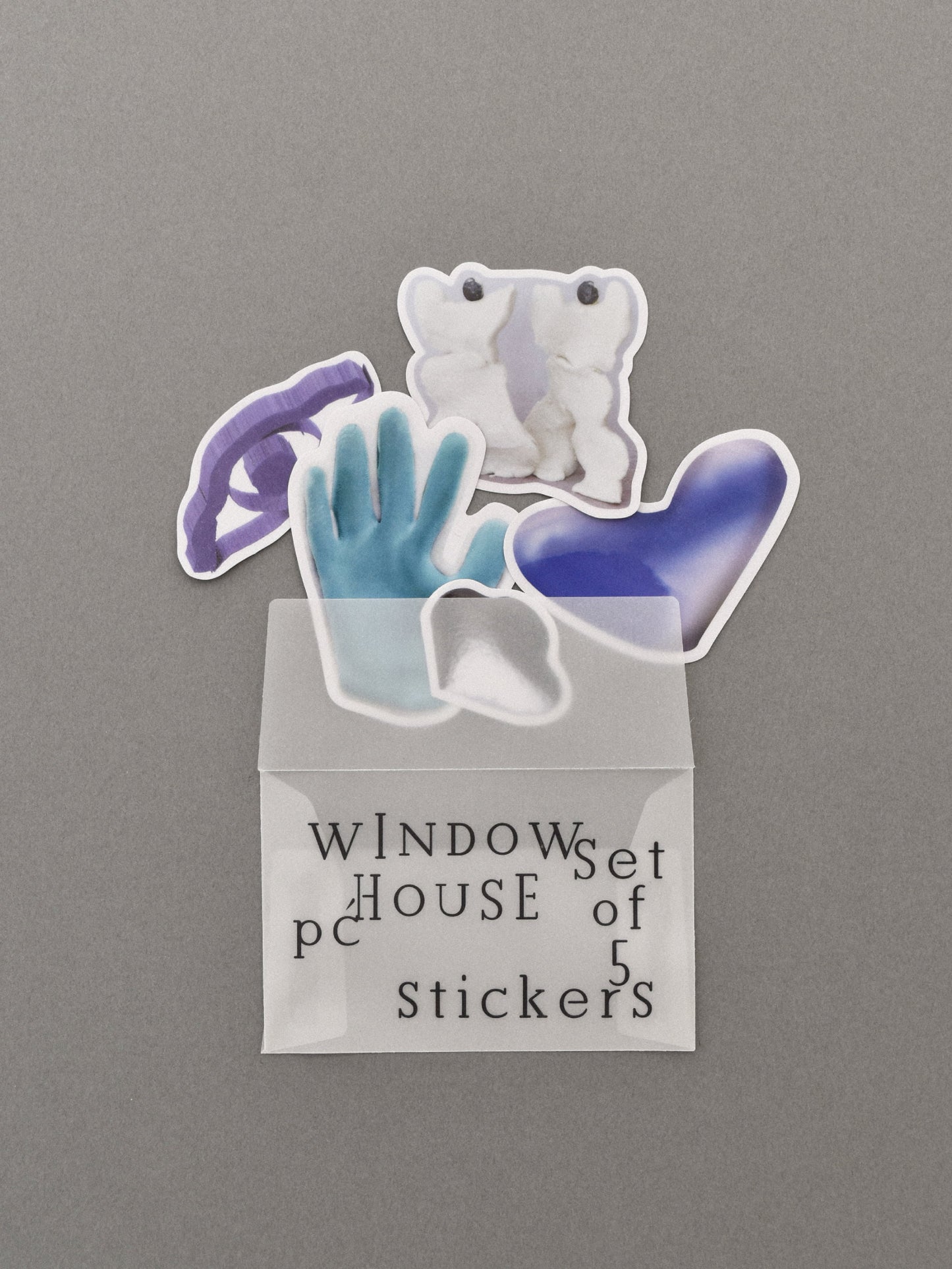 WINDOW HOUSE 5 sitckers set