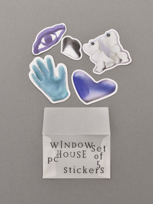 WINDOW HOUSE 5 sitckers set