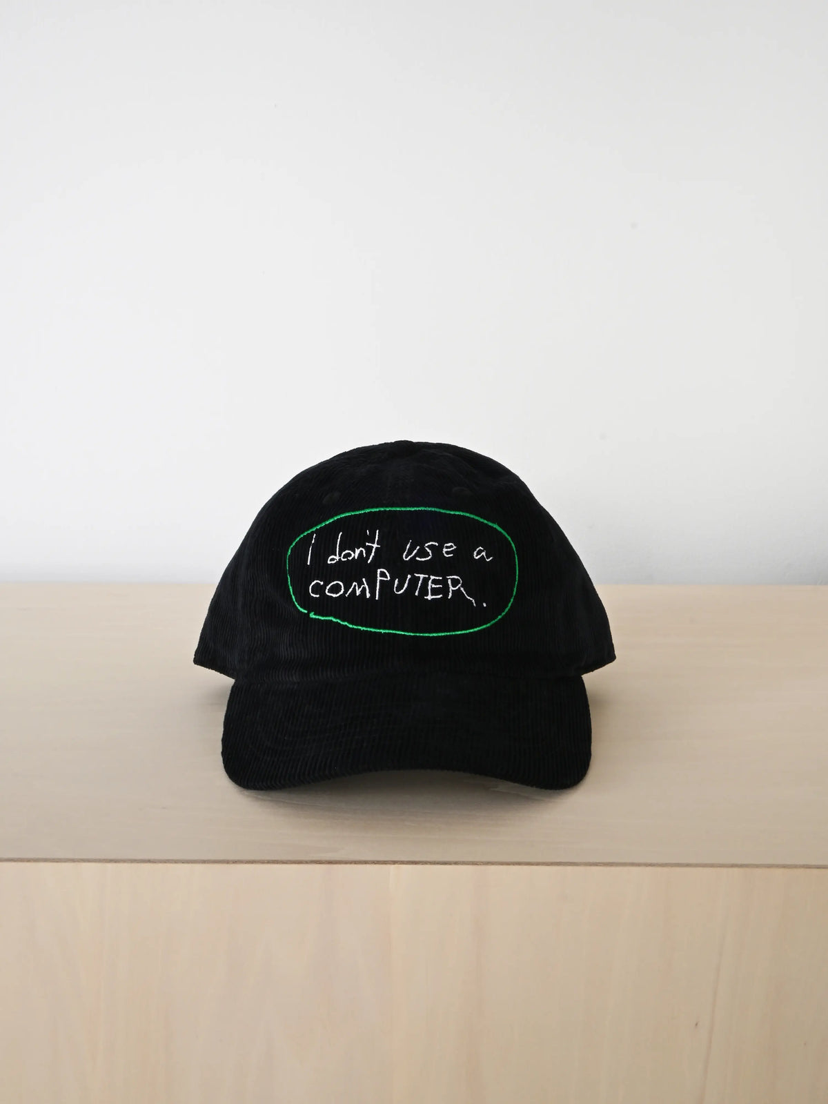 I don't use a computer cap