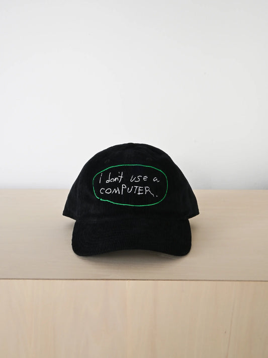 I don't use a computer cap