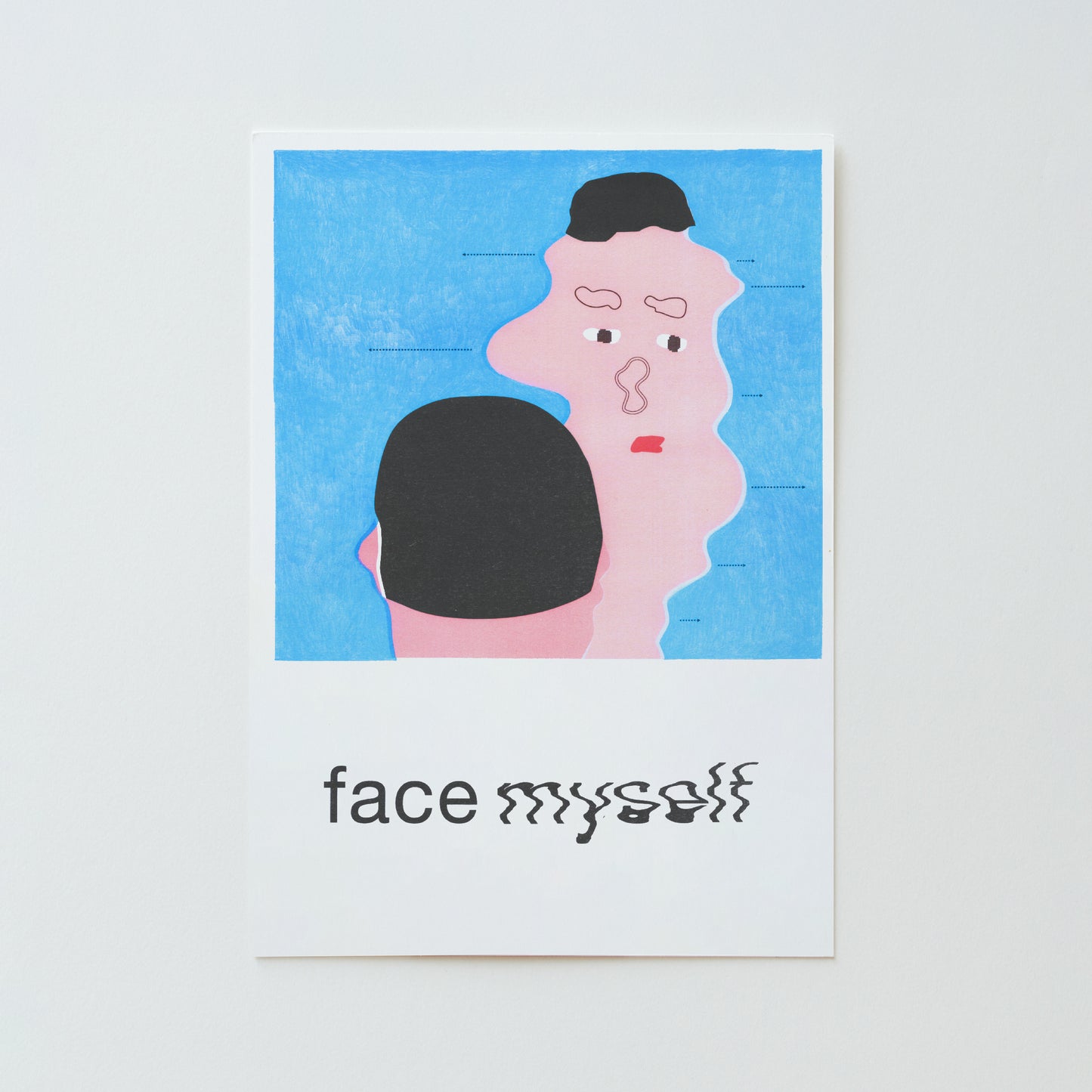 face myself A4 poster