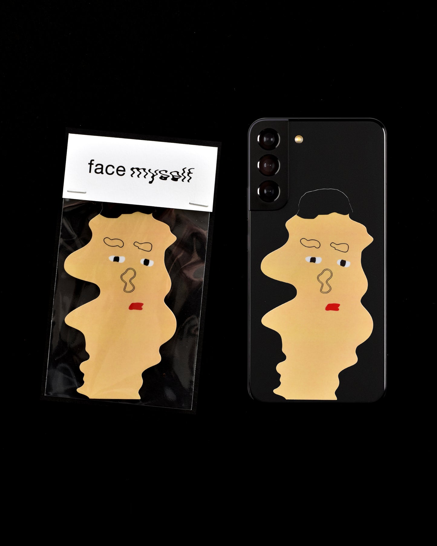 face myself sticker