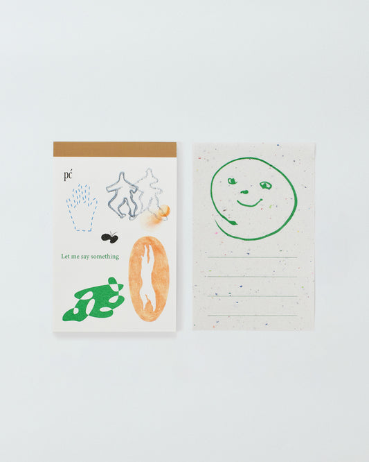 Let me say something memo pad