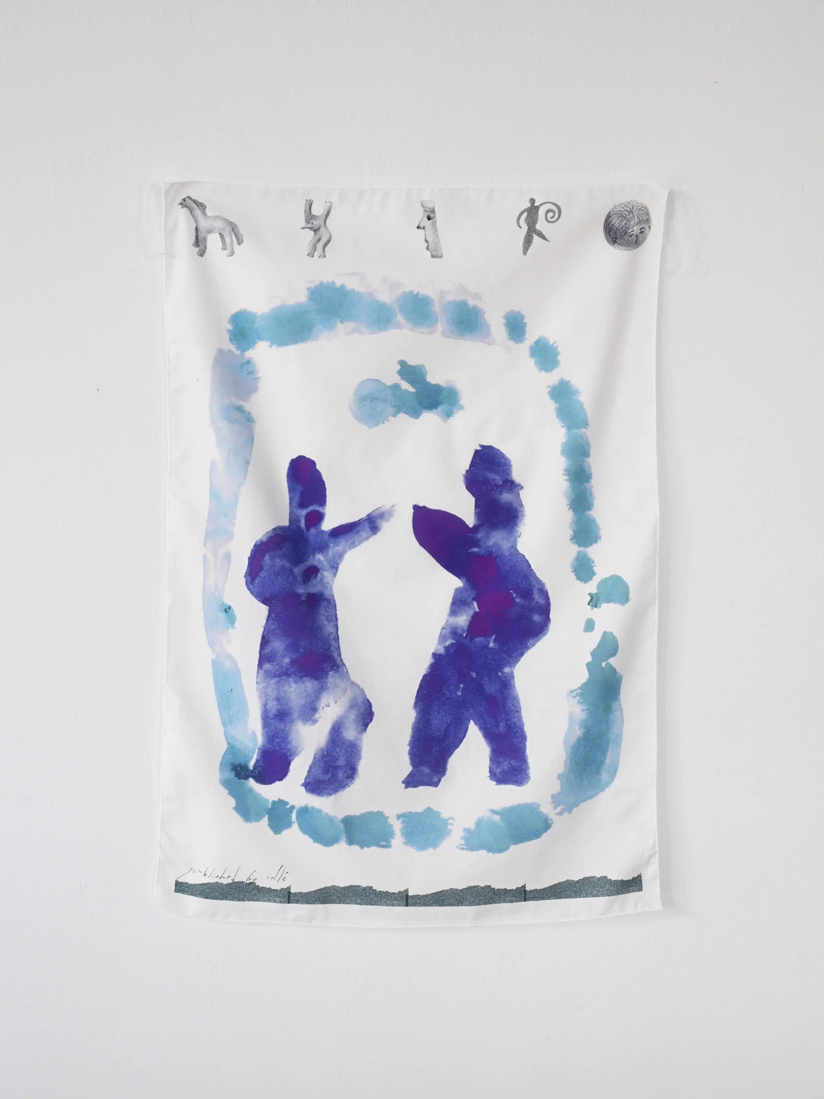 Blueberry Jam Fabric Poster