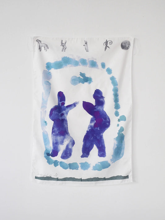 Blueberry Jam Fabric Poster