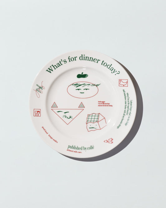What's for dinner today? plate