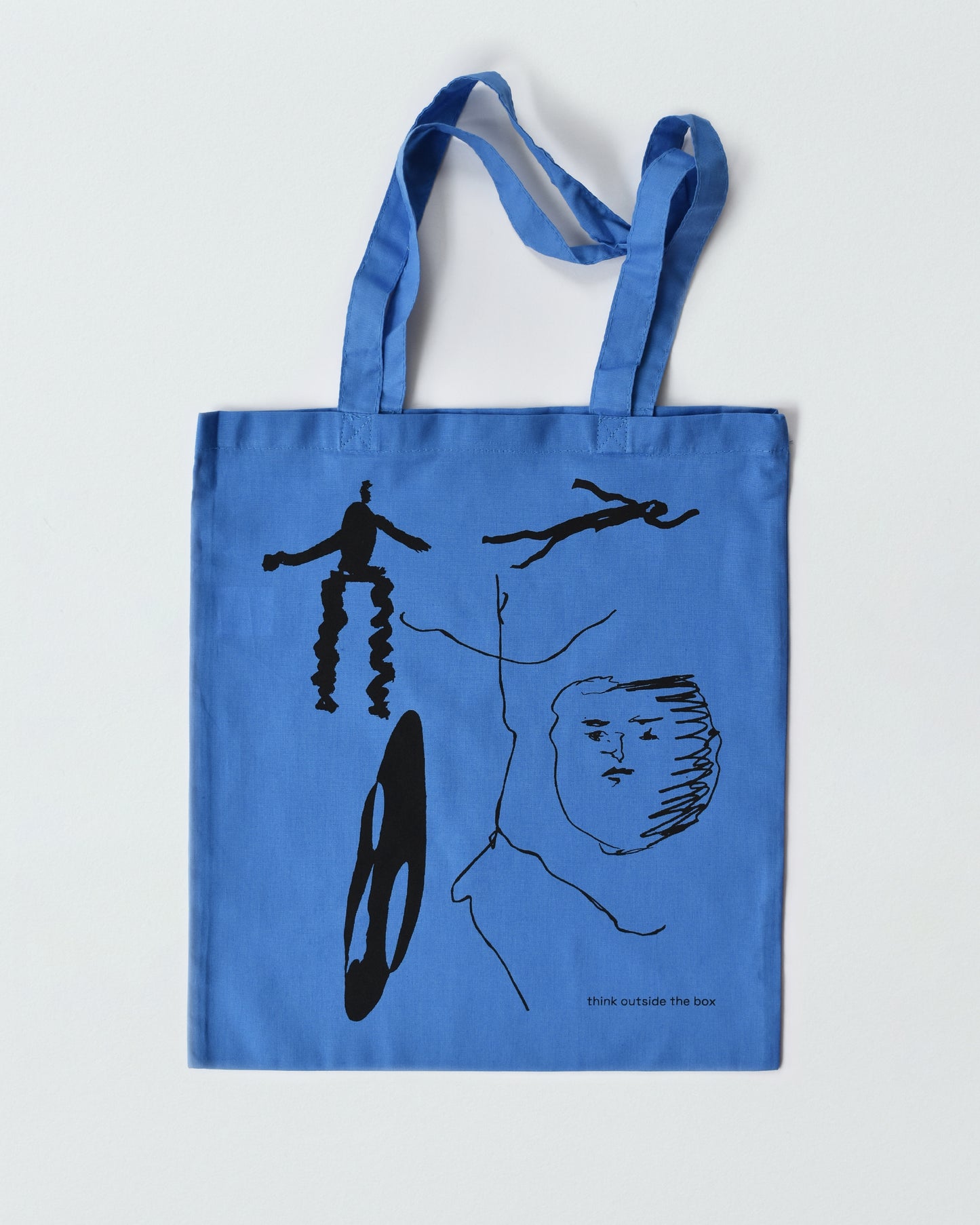 THINK OUTSIDE THE BOX TOTE BAG