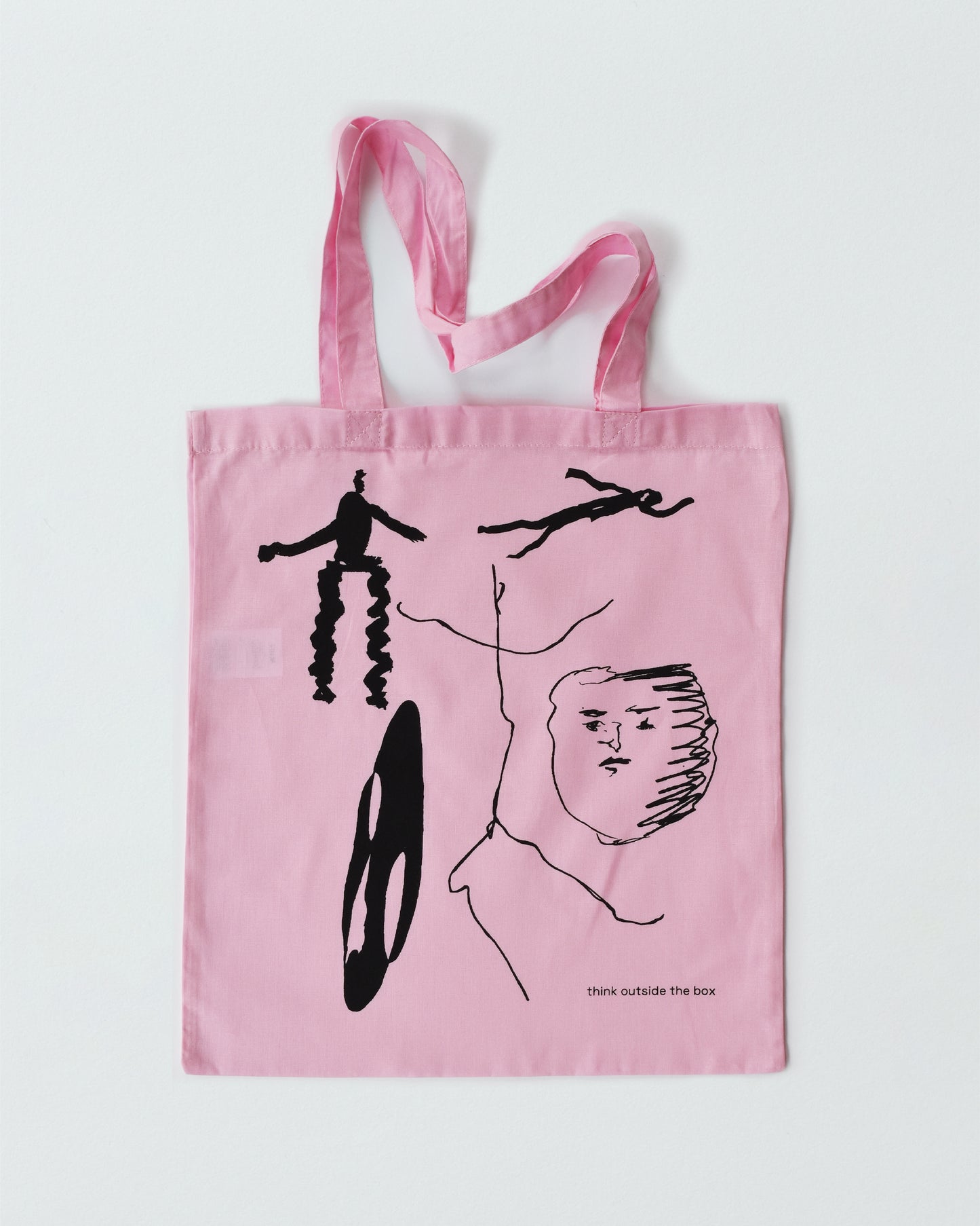 THINK OUTSIDE THE BOX TOTE BAG