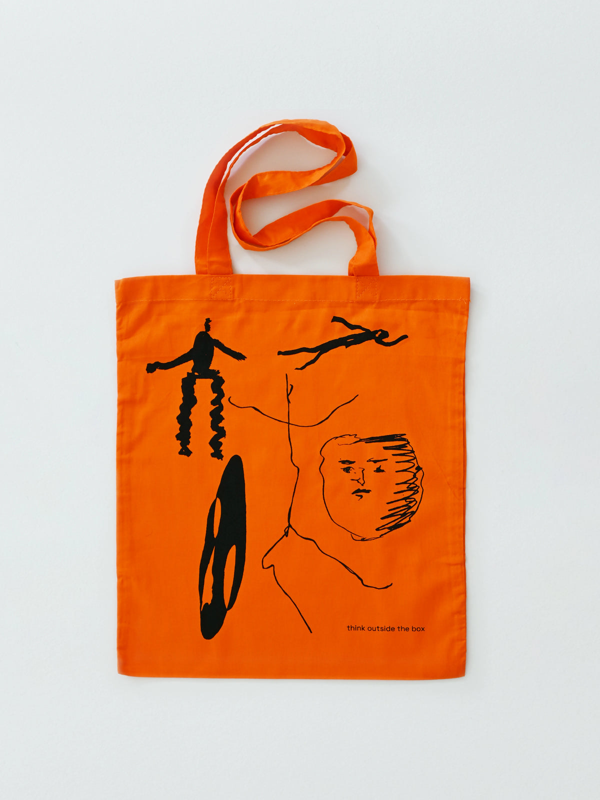 THINK OUTSIDE THE BOX TOTE BAG